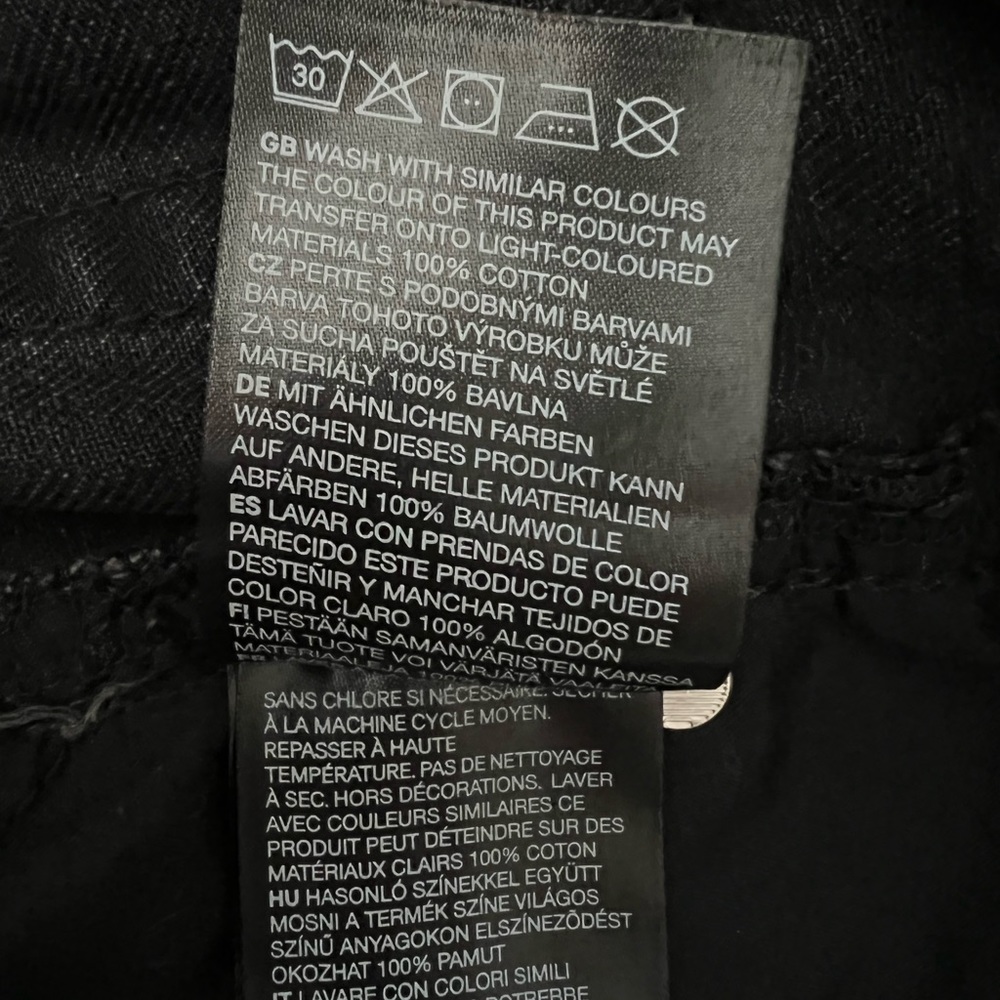 Cheap Monday Jeans Woman Revive Syntax Black Jeans Syntax Black 27/32 - Picture 4 of 13